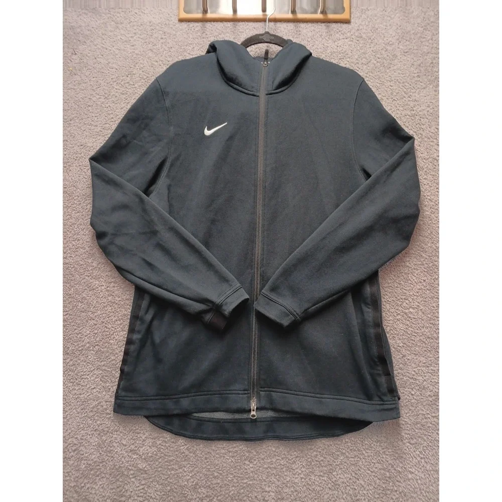 Nike‎ Dri-FIT Full Zip Hoodie Black Size L Athletic Everyday Training Casual